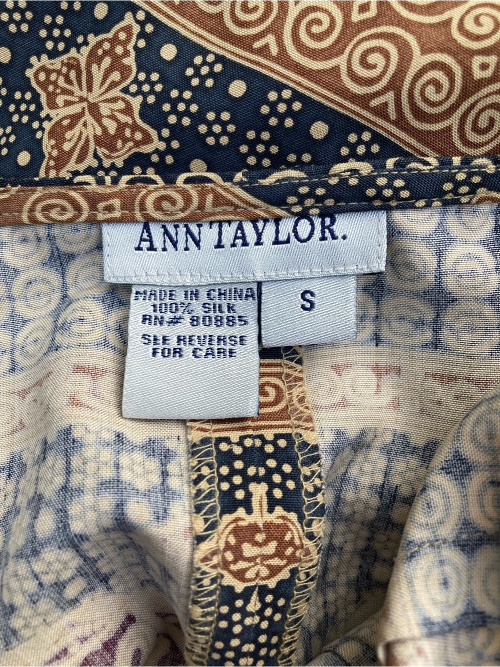 Silk Wrap Skirt Ann Taylor - Picture 3 of 8